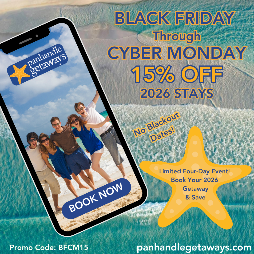 Black Friday Through Cyber Monday 2025 Sale - 15% off 2026 Stays